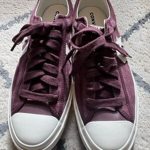 Converse One Star Low Top Sneakers in Burgundy Plum